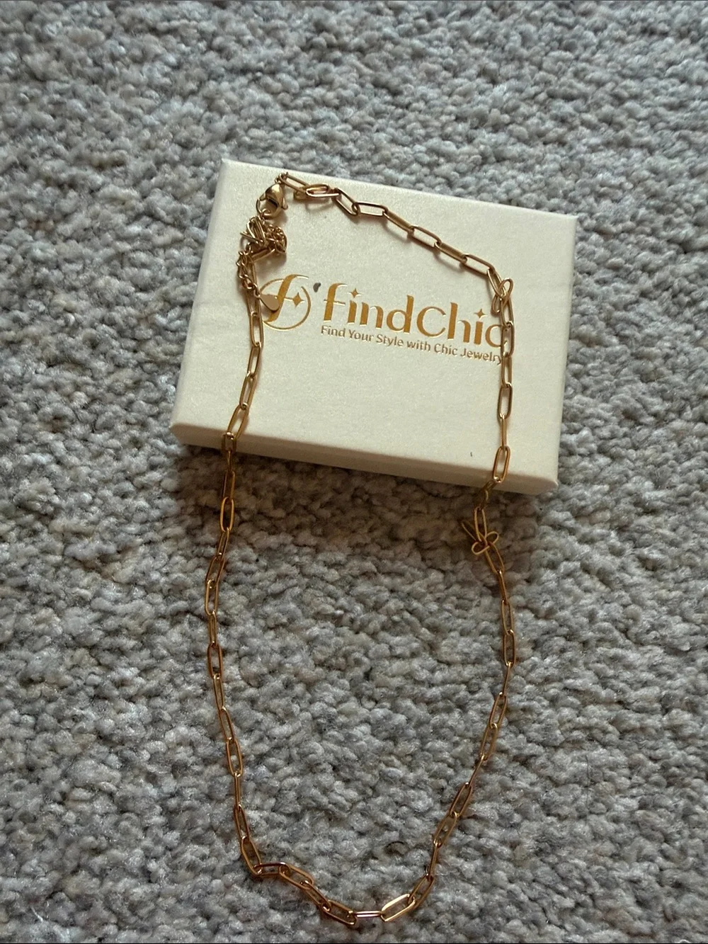 14K Gold Plated 20inch Paperclip Chain Necklace - Elegant Women's Jewelry